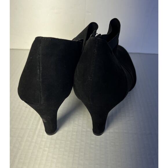Karen Scott Womens Bryann Fabric Closed Toe Ankle Fashion Boots Black Size 10 M - Picture 4 of 7
